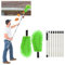 Gutter Cleaning Brush, Gutter Cleaning Brush Roofing, Portable Telescopic Cleaning Scraper Tool for Cleaning Leaves Debris (Green)