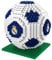 FOCO Offizielles Lizenzprodukt Real Madrid CF BRXLZ-Steine 3D-Fußball BAU-Set