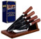 Luxury Knife Block Set 4PCS Germany Stainless Steel with Modern Knife Block, Elegant Design Also Practicality, Easy to Pick Up, Japanese Chef Knife Best Wedding Gift