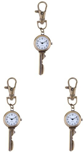 WRITWAA 3er Set Retro Taschenuhr Mit Kette, Vintage Quartzuhr FüR MäNner Und Frauen, Studenten Und Mitarbeiter