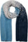styleBREAKER Damen Web-Schal mit Pixel-Farbverlauf, warmer Winter-Schal im Ombré Look, mehrfarbige Farbübergänge 01017161, Farbe:Dunkelblau-Blau