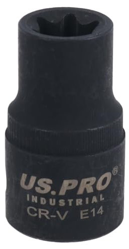 Douille E14 à choc femelle Torx Star E 1,27 cm