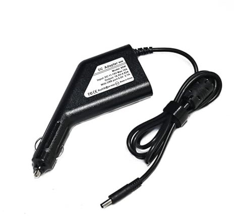 Chargeur de Voiture 100-240 V, 50-60 Hz 19,5 V 4,62 A 90 W 4,5 x 3,0 mm, Adaptateur Secteur for Ordinateur Portable