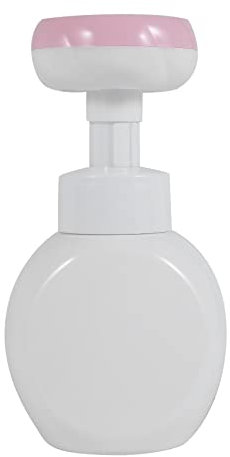 Fozriybefy Blumen FlüSsigseifenspender, Stempel, Handseife, Pumpflasche, Blumenschaum, Bubbler, Handsuppe, Kunststoff, Badezimmer, Rosa