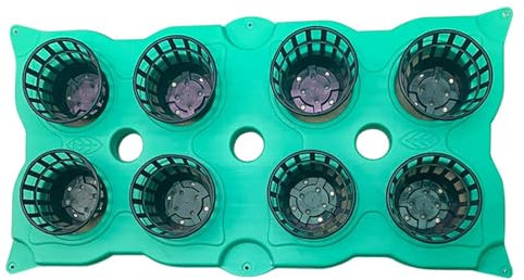 DECAKE Schwimmender Pflanzkorb für Teich, Aquaponik-Pflanzkorb, schwimmende Pflanzeninsel für den Außenbereich, für Koiteich/Wasserbereich/Fluss