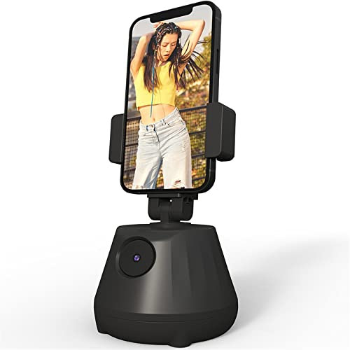 BGAZA Face Tracking Smart Gimbal Stabilizzatore Supporto for Telefono Cellulare con Rotazione Automatica Selfie Stick Wireless Stand for Live Cast(Noir)