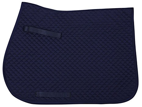 QHP Schabracke Color Basismodell Kleine Rautensteppung Diverse Größen und Farben (Warmblut VS, Navy)