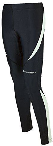 Airtracks Damen Funktions Laufhose Lang Pro - Running Tight - Kompression - Atmungsaktiv- Reflektoren