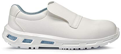 U-Power Red Lion® Blanco, senza metallo, White senza stringhe, scarpe antinfortunistiche basse, Suola Infinergy, comode e leggere, idrorepellenti, antiscivolo (43)