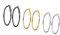 PROSTEEL 3er Ohrringe Set 40mm Damen Creolen Huggie Kreolen Ohrringe Edelstahl Hoop Klappcreolen Ohr Piercing Gold Schwarz Silber 3 Farbe Set