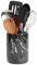 Radicaln Marble Utensil Holder 6.5 Inches Black Handmade Utensil Set For Kitchen Accessories Modern Utensil Set, Kitchen Utensils & Spoon Holder