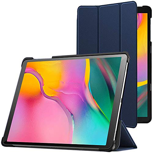 ebestStar - Cover per Samsung Galaxy Tab A 10.1 2019 T510 T515, Custodia Protezione Flip Magnetica, Slim Case Sottile Pelle PU, Blu scuro
