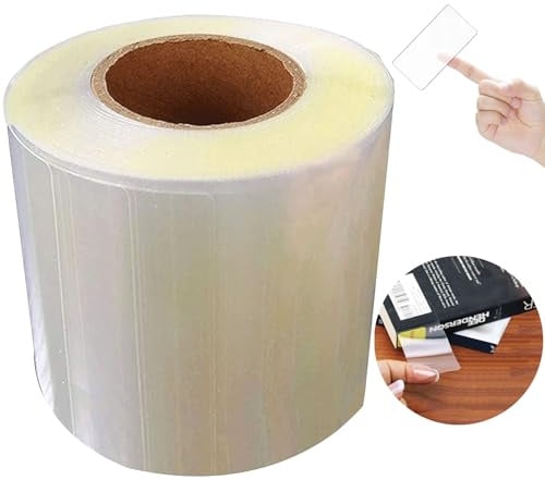 Etiketten-Schutzfolien 5,1 x 7,6 cm – Etiketten-Schilder pro Rolle (transparent, 300 Stück)