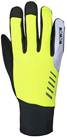 Wowow Unisex Daylight Handschuhe, Gelb/Schwarz, M