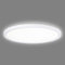 Navaris LED Deckenleuchte mit zusätzlicher Hintergrundbeleuchtung - dimmbar - 22 Watt - 42 x 2,8cm - 4000K - LED Deckenlampe Panel ultra flach rund