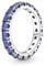 PANDORA Ring Timeless funkelnde Reihe silber, blaue Kristalle 190050C02 50