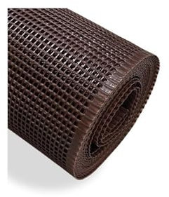 Jardin202 - Red de Plástico para Balcones y Terrazas | MARRÓN | Seleccione Medida y Cuadrado | 1x30 m (Cuadrado: 0,50 cm)