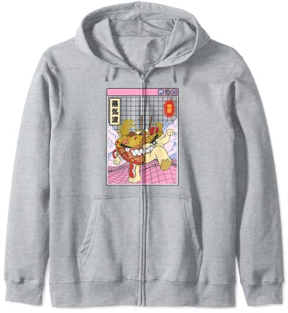 Angry Ramen Schale X-Ray Japan Style Otaku Anime Vaporwave Kapuzenjacke