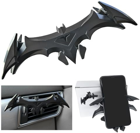 Soporte de plástico para teléfono de coche, soporte de murciélago de ventilación de aire, soporte único para teléfono celular para accesorios de coche para hombres, regalos de gravedad, bloqueo