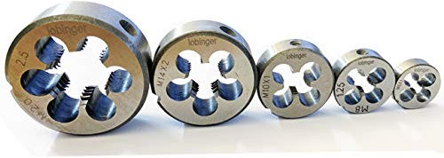 Lobinger® Filiera per filettatura UNC UNF Inch filettatura esterna 1/4, 5/16, 3/8, 7/16, 1/2, 9/16, 12-24 (7/16-20 UNF)