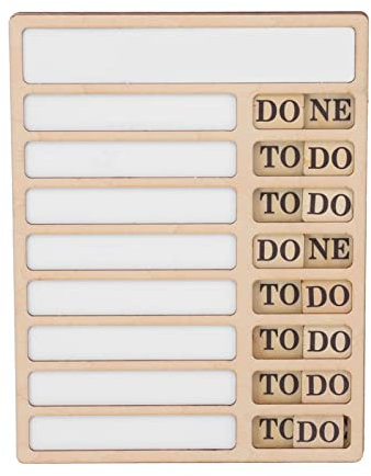 To Do Listen Planer Memoboards, Tragbar Holz Tägliche Checkliste für Kinder, lernen, Seniorenpflege, Heimbüro, Reiseplanung
