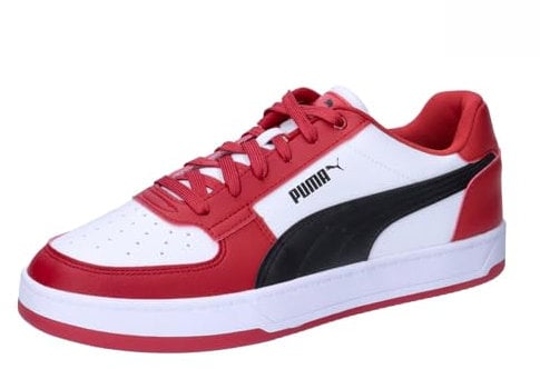 PUMA Caven 2.0, Zapatillas Unisex adulto, Club Red-Puma White-Puma Black, 44 EU