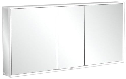 Villeroy & Boch My View Now, Spiegelschrank für Aufputz, mit Beleuchtung, 1600x750x168 mm, mit Sensordimmer, 3 Türen, A45516