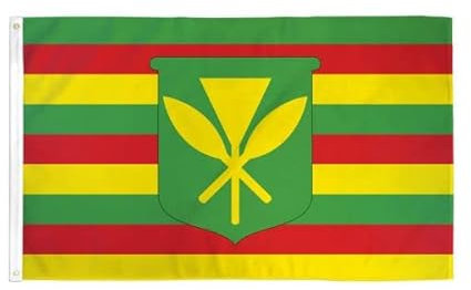 Drapeau Kanaka Maoli 0,9 x 1,5 m (sans mât) - Drapeau international