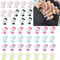 ALOCIAM 3D Kitty Katze Nail Art Charms,Nagelglitzer, Pailletten, Nagelaufkleber mit Kristallen, Nagel-Edelsteinen, Diamanten für Nagelkunst, einschließlich Wachsstift für Strasssteine