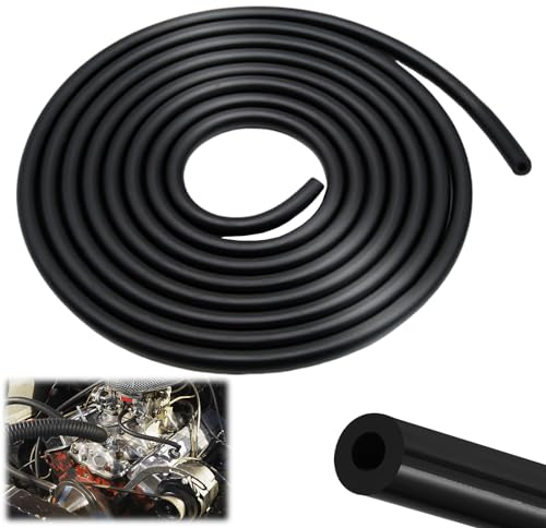 Tuyau En Silicone Durite De Depression Tuyau à Vide En Silicone 5 m DiamèTre IntéRieur 3 mm Bleu Convient à Toutes Les Pompes à Air, ManomèTres, Raccords à Vide De Turbine (noir 5mm)