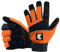 Safety Work Gloves Gardening Working Gloves Mens Women Mechanic Construction Utility Flexible Padded Palm Protection Touch Screen Breathable Builder Multi-Functional (Orange, L)
