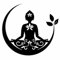 Auto Aufkleber Buddha Chakra Frieden Liebe - Sticker 25 x 23 cm - viele Farben - DIE WERBESCHEUNE