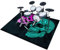 EYKWKB Alfombra de Tambor 210 x 180 cm Alfombras Acusticas Bateria para Kits de Batería Electrónica Bombo Caja y Otros Instrumentos Musicales Alfombrillas Antideslizantes Alfombra para Batería