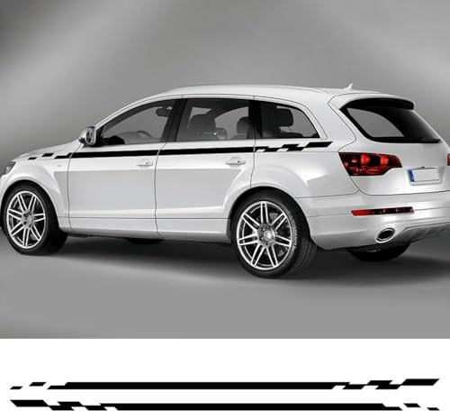 CUYENGT Adesivi in ​​Vinile per Portiere Laterali Auto, Adatti per Audi Q7 4M 4L Quattro S Line TFSI 2020 2007 2018 Accessori