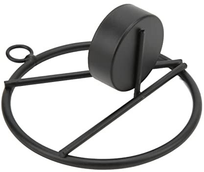 Kerzenhalter, Schwarz, Modern, Minimalistisch, Metall, Rund, Zum Aufhängen an der Wand, Kerzenhalter, Wanddekoration, Professionelles Zubehör für den Einsatz