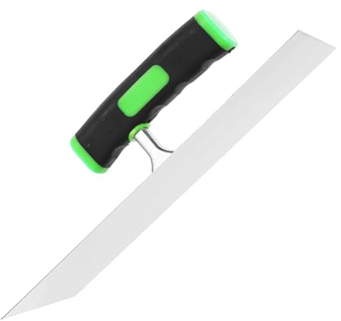 Uonlytech Frattazzo Acciaio Inossidabile Ergonomico Per Stuccare e Superfici Raschietto Per Intonaco e Cartongesso Utensile Professionale Per Decorazioni e Ristrutturazioni