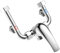 QUMIIRITY Válvula de Ducha u Shape Fría Instalación Zincado Accesorio Calentador de Agua Eléctrico Compatible Ducha