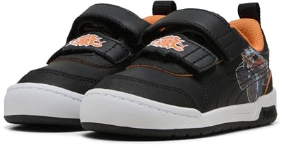 PUMA Kinder x HOT Wheels™ Monster Trucks Multiflex 2 Sneakers 23, Black Orange Glo