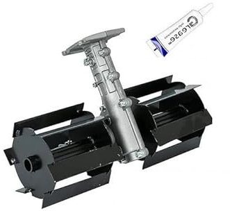 Gruppo Zappette Ø26 x 7 Denti x Decespugliatori Motozappa Motocoltivatore Tagliaerba x Orto Fresa ingranaggio in omaggio GRASSO DA 10g per Gruppo Zappetta Ruota di Terra Sciolto coltivatore