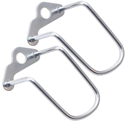 Aymzbd 2Pcs Schaltwerk Schutz Rack Fahrrad Schaltwerk Halter Leichte für Radfahren, Silber