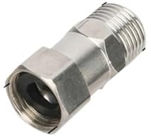 Raccord de plomberie en acier inoxydable, filetage mâle/femelle 1/2 BSP, raccord en T/coude/droit/à fiche(Straight)