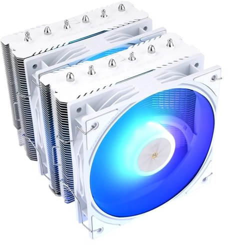 TR-Thermalright Peerless Assassin 120 SE ARGB White V3 CPU Cooler,High-performance Twin-tower CPU Air Cooler, 155mm Height, 6x6mm Heat pipes Cooler, for Intel LGA 1700/1851/115x/1200,AM4/AM5