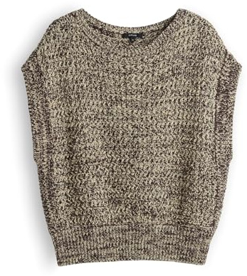 OPUS Damen Pullunder | Pullunder aus weichem Bändchengarn Regular Fit Affogato, S