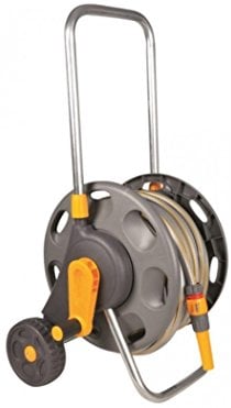 Hozelock 2487R9012 Schlauchwagen mit 30-m-Schlauch, grau, 39 x 30 x 40 cm