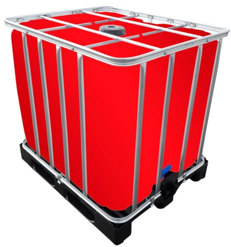 REKUBIK 1000l IBC LED Kubik® auf PE-Palette