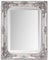 Select Spiegel Rhone Spiegel - French Vintage, Rokoko Barock Stil - 42 cm x 53 cm (Antik Silber)