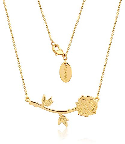 Disney Die Schöne und das Biest, Rose, vergoldet, Anhänger, Roségold, Ohne Stein