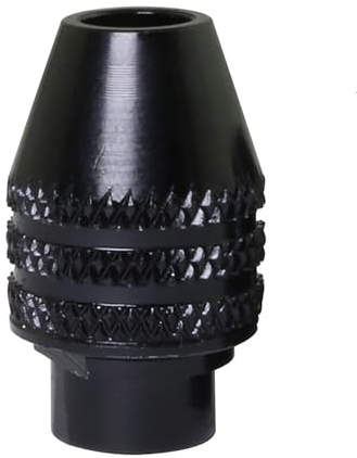 Portabrocas sin llave de 0,3 a 3,2 mm, adaptador de portabrocas eléctrico de cambio rápido para amoladora eléctrica, 1 unidad (M7 x 0,75 mm de largo)