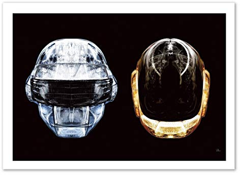 Wall Editions Art-Poster - Daft Faces - Rubiant