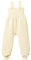 disana STRICK-TRÄGERHOSE, 100% Bio-Merinowolle GOTS, IVN Best | mit hohem Bund | Newborn Baby Kleinkind Kind Unisex | Made in Germany |Natur Gr. 98-104
